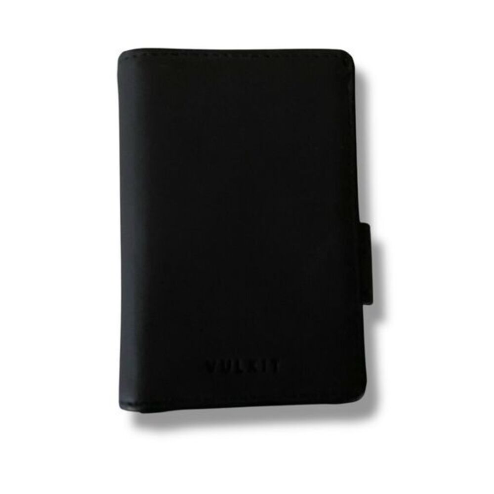 Vulkit Bi-fold Wallet Credit Card Holder RFID Blocking Pop up Black NEW